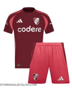 River Plate Maglia Gara Trasferta Repliche 2024-25 Bambino